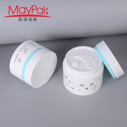 Double Wall Skin Care Jar with Spoon PP PCR MP6259